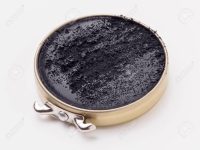 Shoe polish box isolated on a white background.